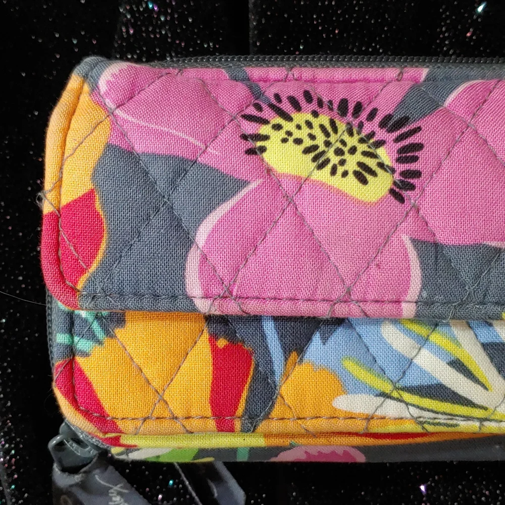 Vera Bradley Jazzy Blooms Wallet - Picture 6 of 16